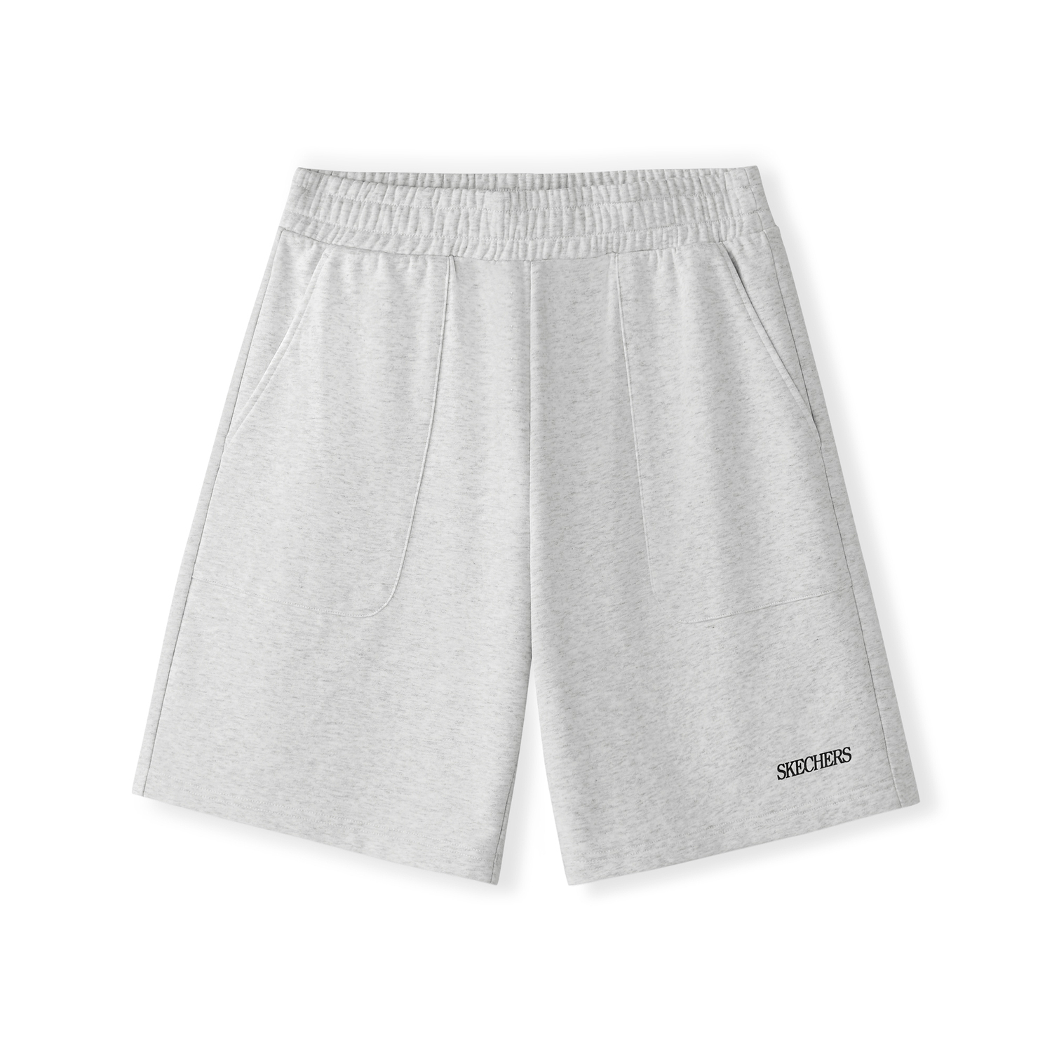 

Повседневные шорты мужские light heather gray Skechers, серый