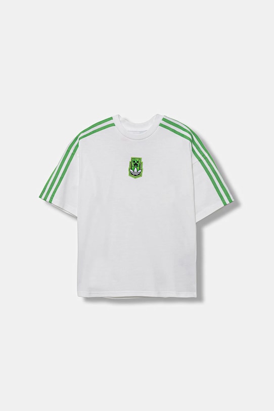 

Детская хлопковая футболка MINECRAFT Adidas Originals, белый
