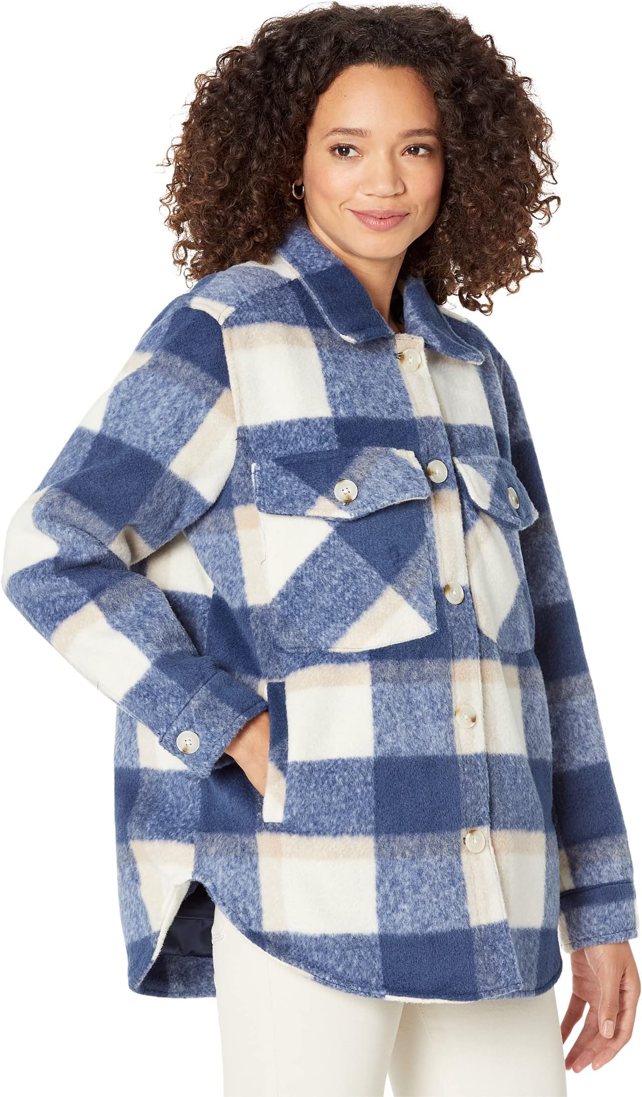 

Куртка Plaid Shirt Jacket in Keep Rolling Blank NYC, цвет Keep Rolling