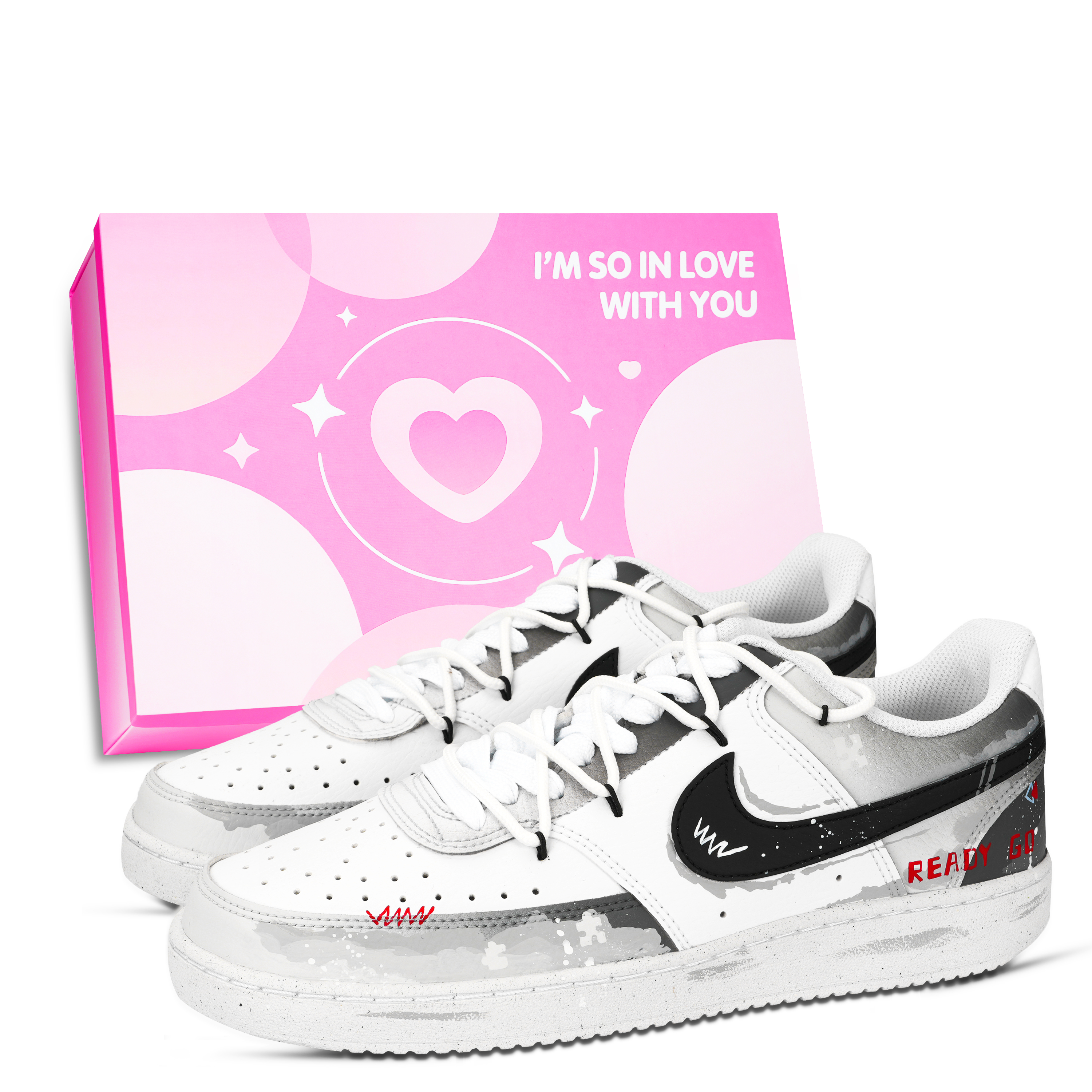Nike Игровая консоль Court Vision 1, износостойкие низкие кроссовки для скейтборда унисекс, черные, белые, красные