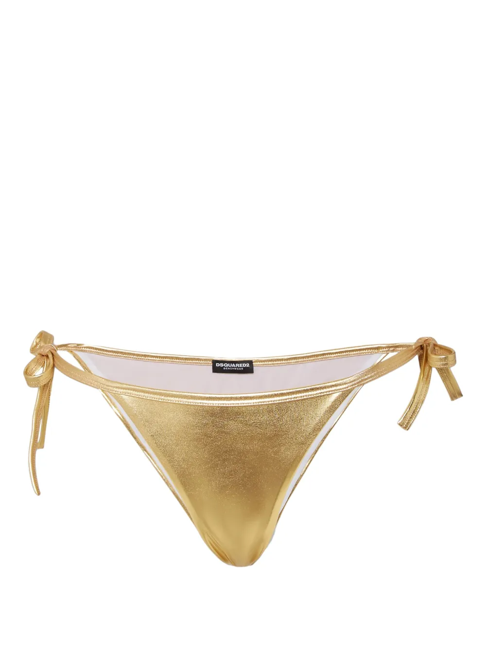 

Плавки-бикини с принтом звезд Dsquared2, золотистый