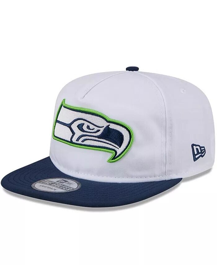 

Мужская белая/темно-синяя кепка Snapback для гольфиста Сиэтл Сихокс 2024 НФЛ Тренировочный лагерь НФЛ New Era, мультиколор
