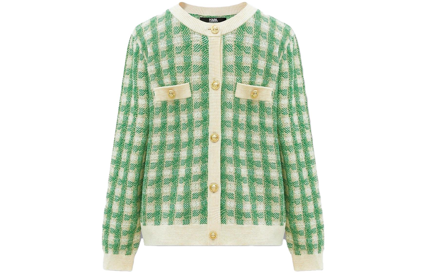 

KARL LAGERFELD Вязаный свитер женский зеленый KARL LAGERFELD / Karl Lagerfeld Jeans