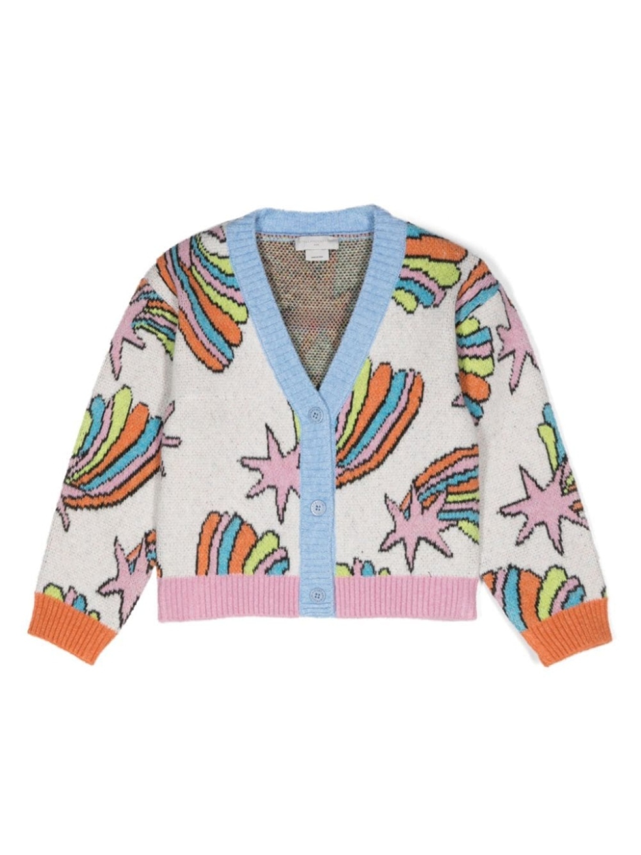 

Stella McCartney Kids кардиган Shooting Stars, белый