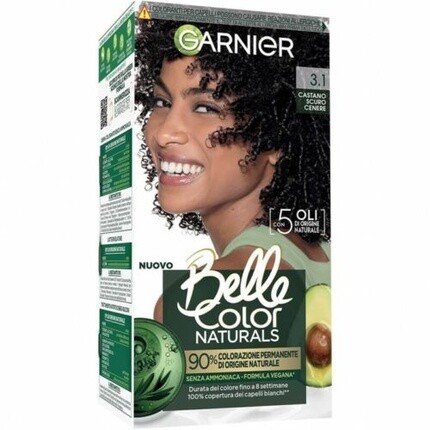 

Краска для волос Belle Color Naturals Темно-коричневый Пепельный, Garnier