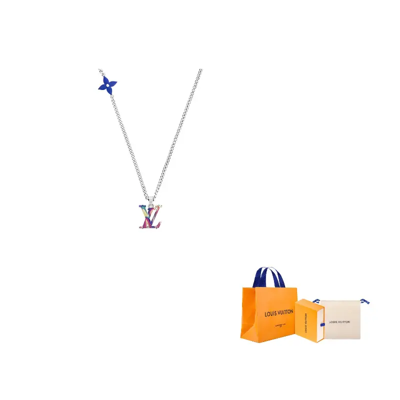 

Психоделическое ожерелье Lv Louis Vuitton, серебро