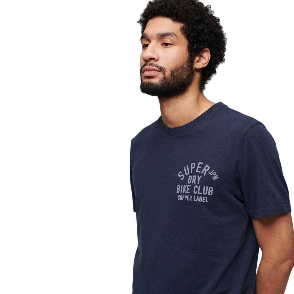 Футболка с коротким рукавом Superdry Copper Label Chest Graphic, синий — фото 2