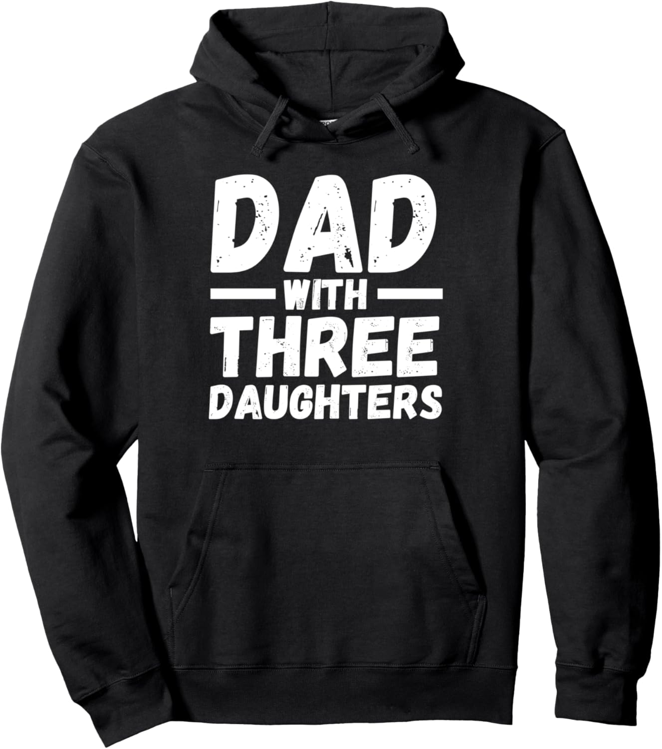 

Папа и три дочери, отец дочерей, толстовка Father Of Daughter Dad Of Daughter Gifts, черный