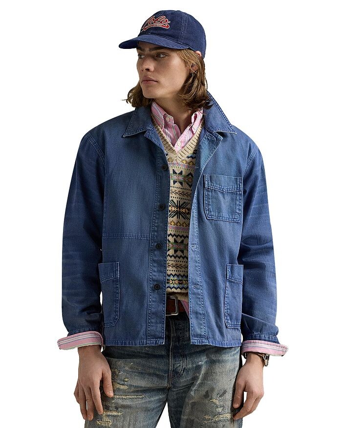 

Куртка из твила Polo Ralph Lauren, синий