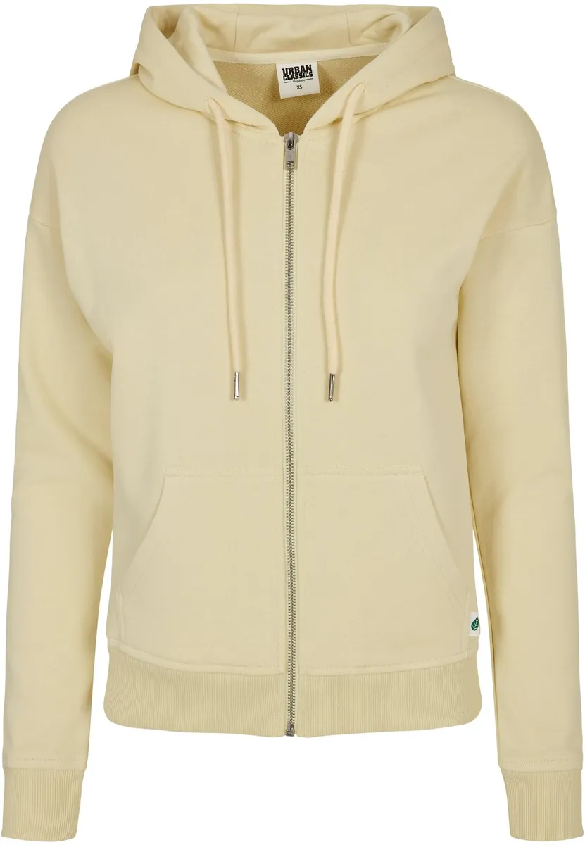 

Толстовка URBAN CLASSICS " Urban Classics Women's Ladies Organic Terry Zip Hoody", желтый