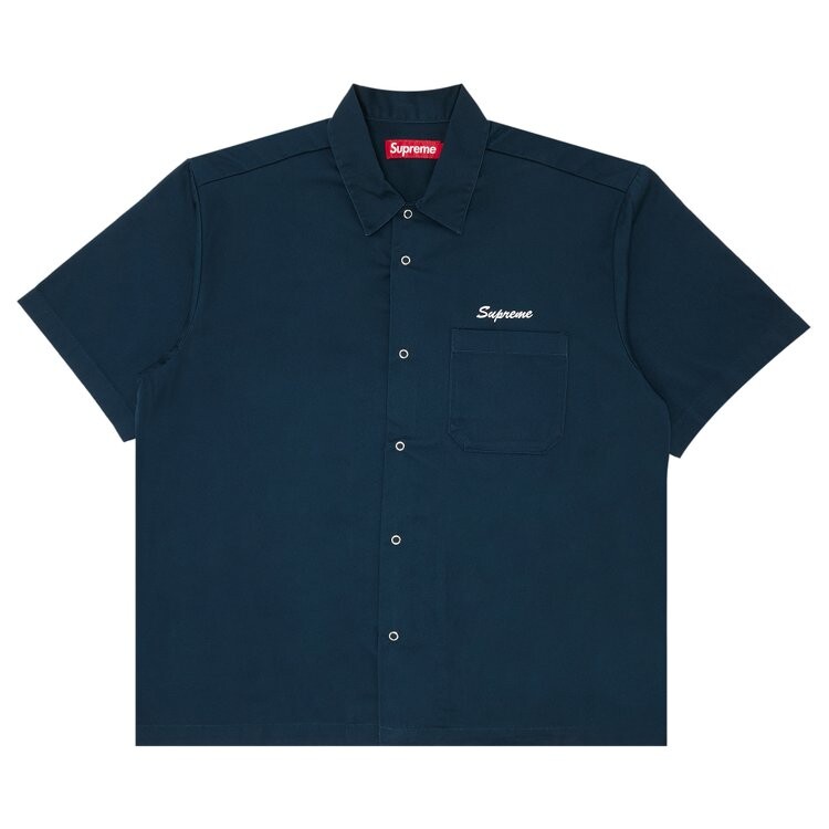 

Рубашка Supreme Margaret Keane Teardrop Short-Sleeve Work Shirt, синий