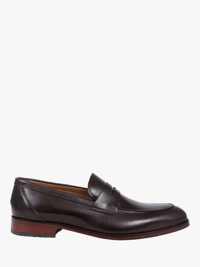 

Кожаные мокасины russell penny loafers Jones Bootmaker, темно-коричневый