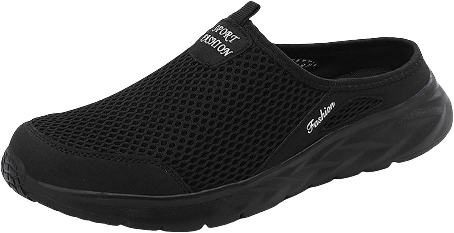 

Мужские повседневные слипоны IWIHMIV, кроссовки для бега, теннисные туфли для мужчин, мужские прогулочные туфли, легкие кроссовки, повседневная обувь, черный