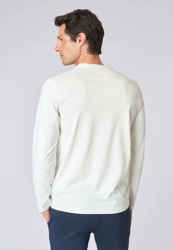 Футболка с длинными рукавами U.S. Polo Assn., Bianco — фото 3