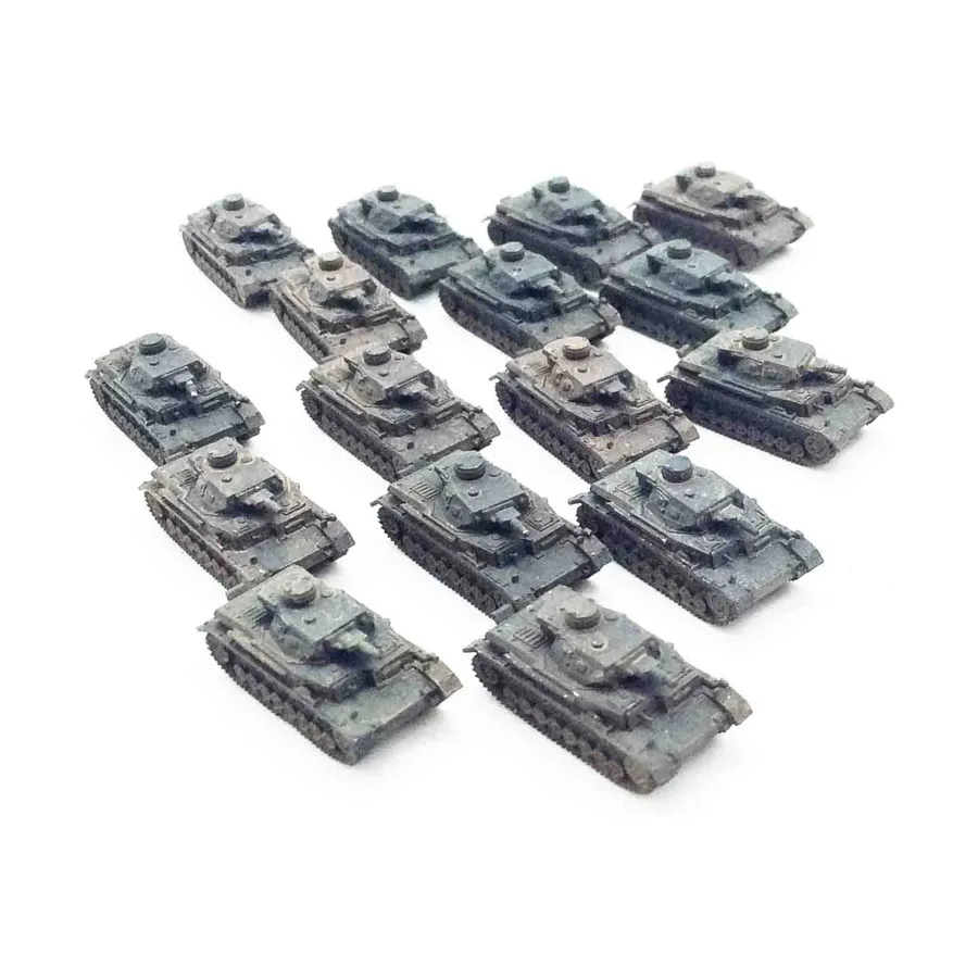 

Пз. III N Коллекция №2, WWII Micro Armour - Germany - Loose Miniatures (1:285)