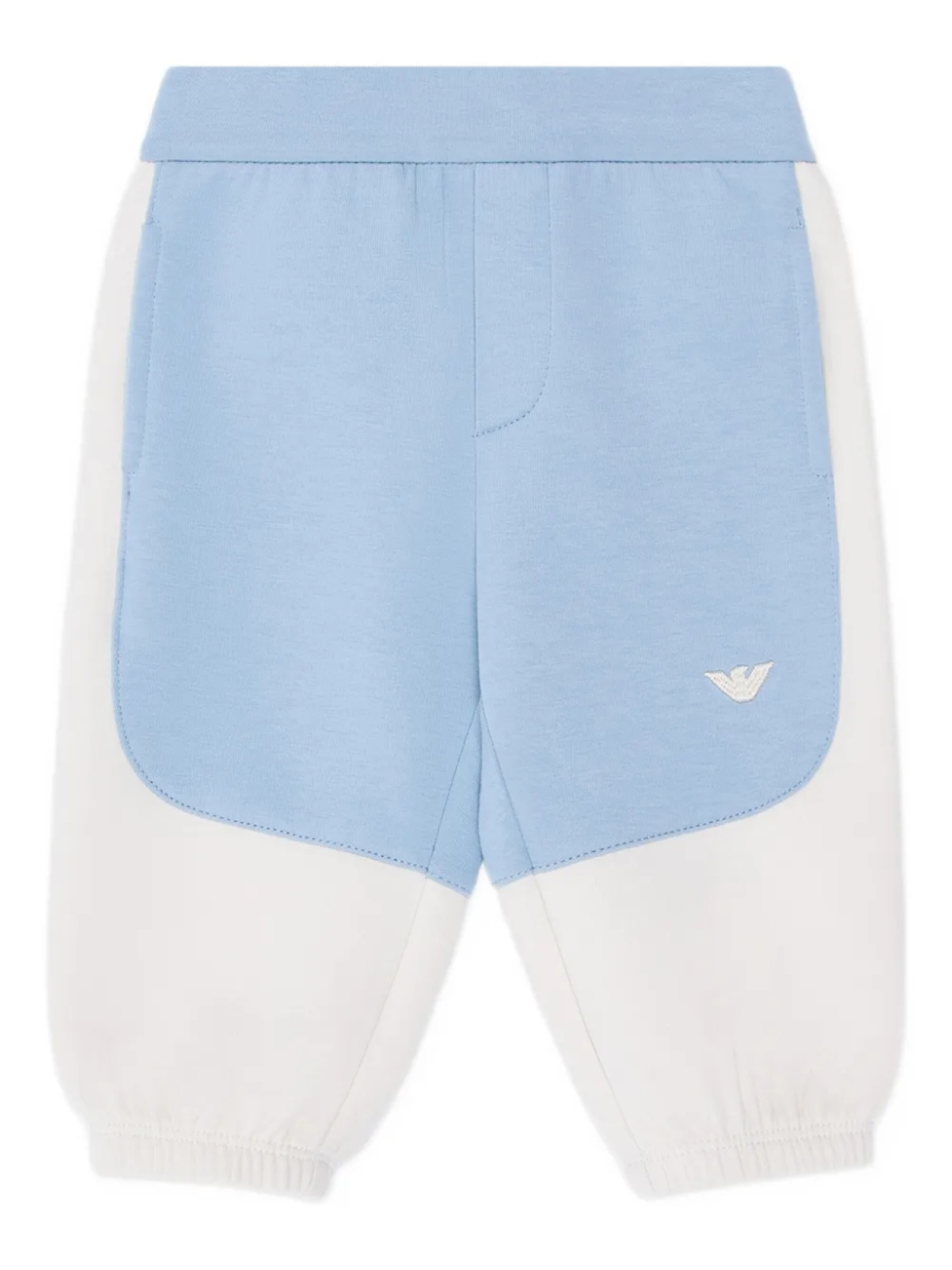 

Брюки с тисненым логотипом Emporio Armani Kids, синий