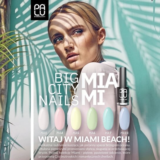 Майами, гибридный лак для ногтей, Ma1, 11 мл Palu, Cosmetics, PALU COSMETICS — фото 2