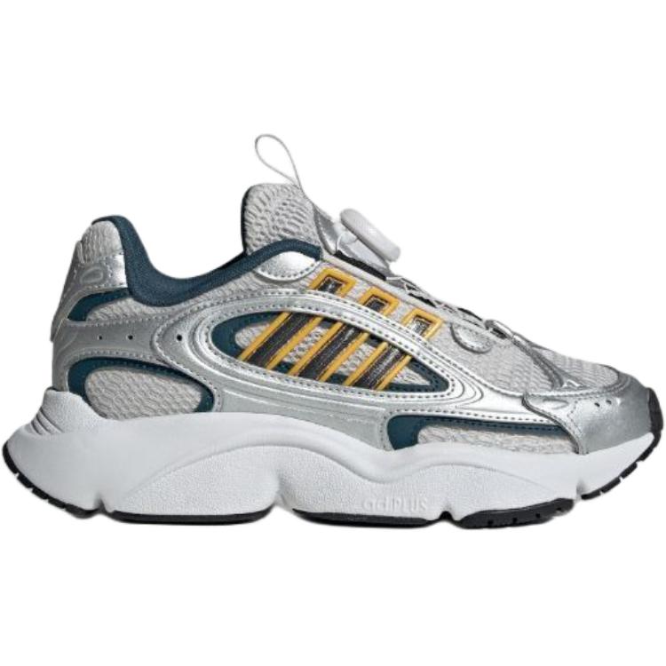 Детские кроссовки Ozmillen с низким верхом, устойчивые к истиранию Adidas Originals, белый/черный — фото 2