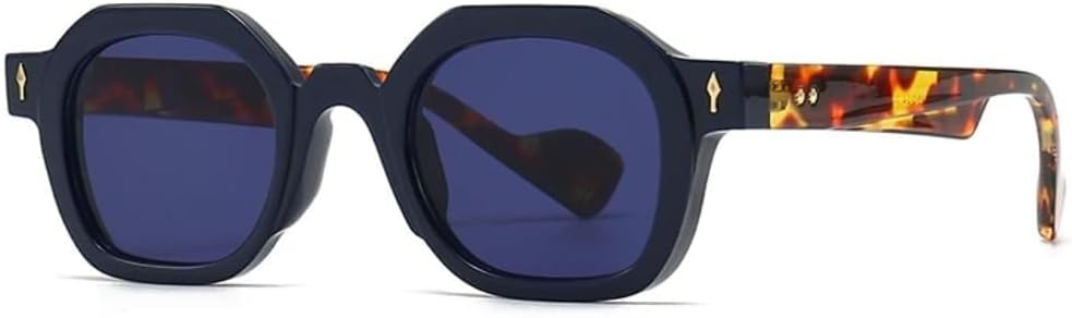 

Солнцезащитные очки с защитой UV400 | Круглая оправа, градиентная расцветка | Для женщин и мужчин, для занятий спортом на открытом воздухе и вождения LXLHWN, Navy Blue