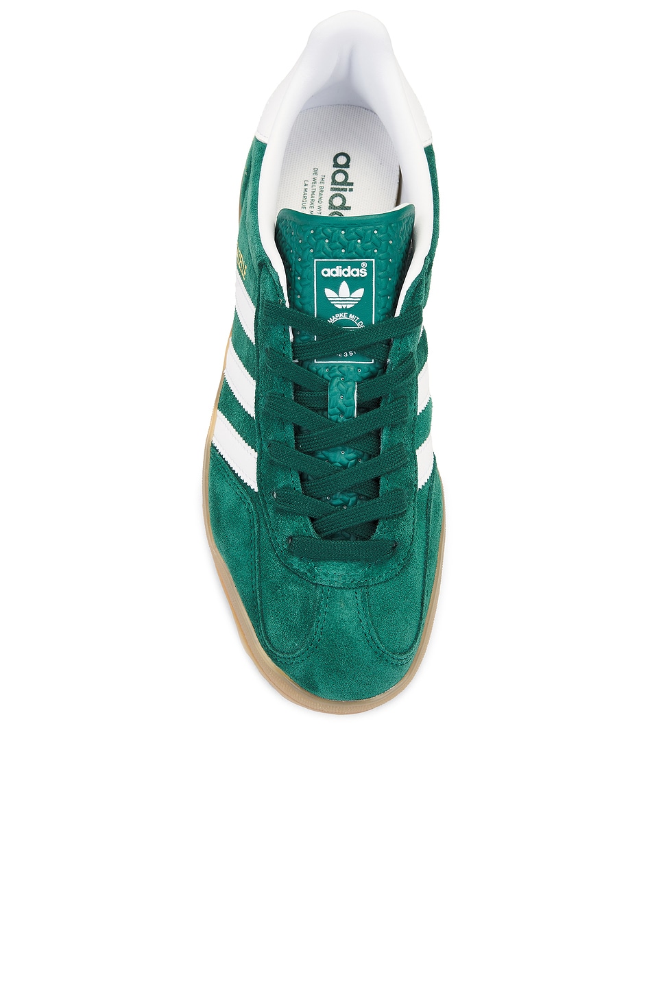 Кроссовки для зала Gazelle от Adidas Originals, dark green — фото 4