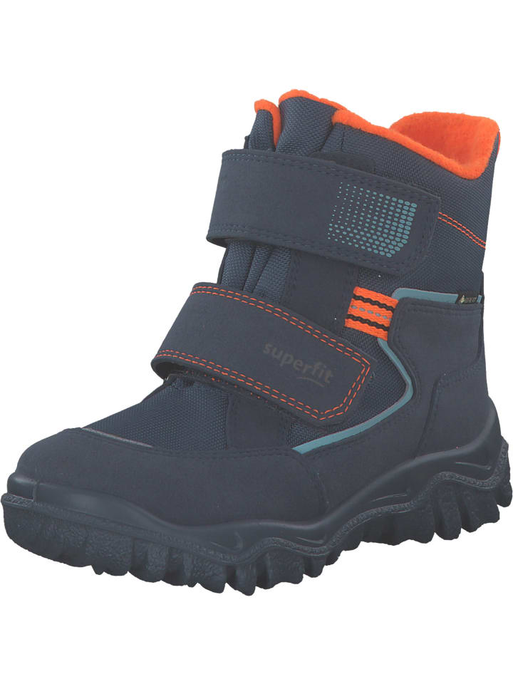 

Зимние ботинки Husky СИНЕГО/ОРАНЖЕВОГО цвета superfit