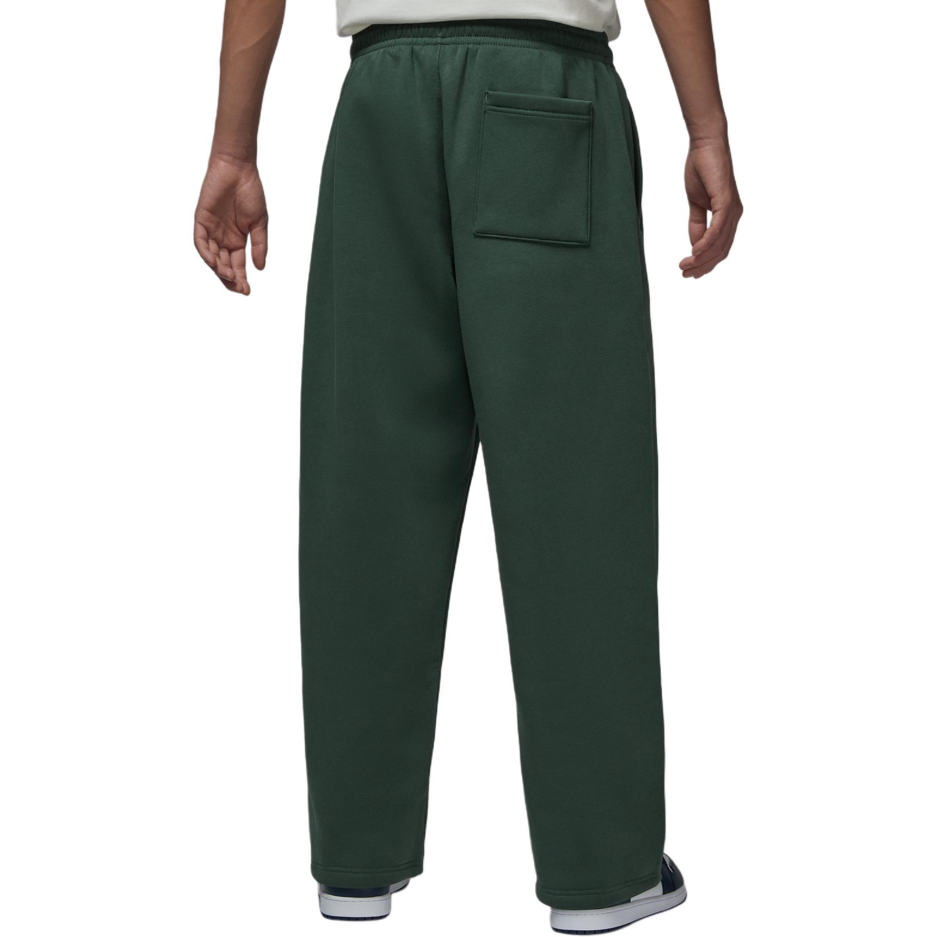 Вязаные спортивные штаты мужские Midnight Green/Sail White Jordan, зеленый/белый — фото 3