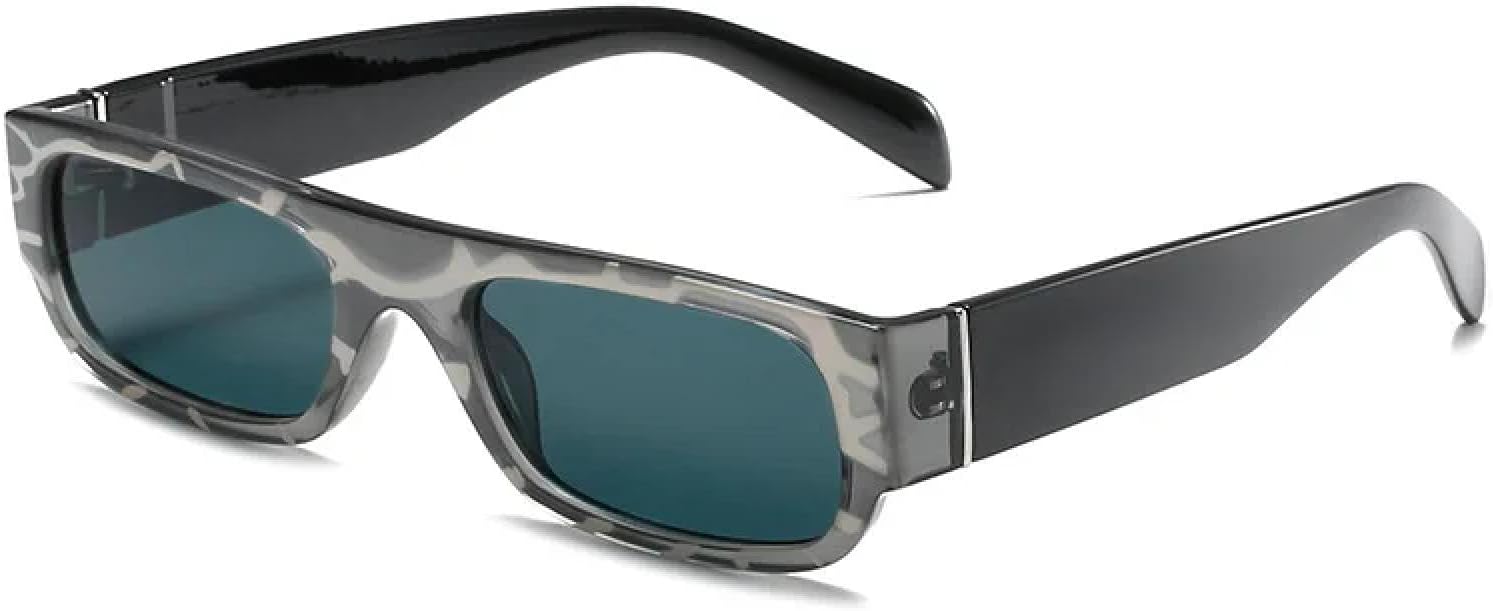 

Солнцезащитные очки с защитой UV400 | Маленькая оправа, линзы конфетного цвета | Для женщин и мужчин, для занятий спортом на открытом воздухе и вождения DSVIGF, Cow Grey