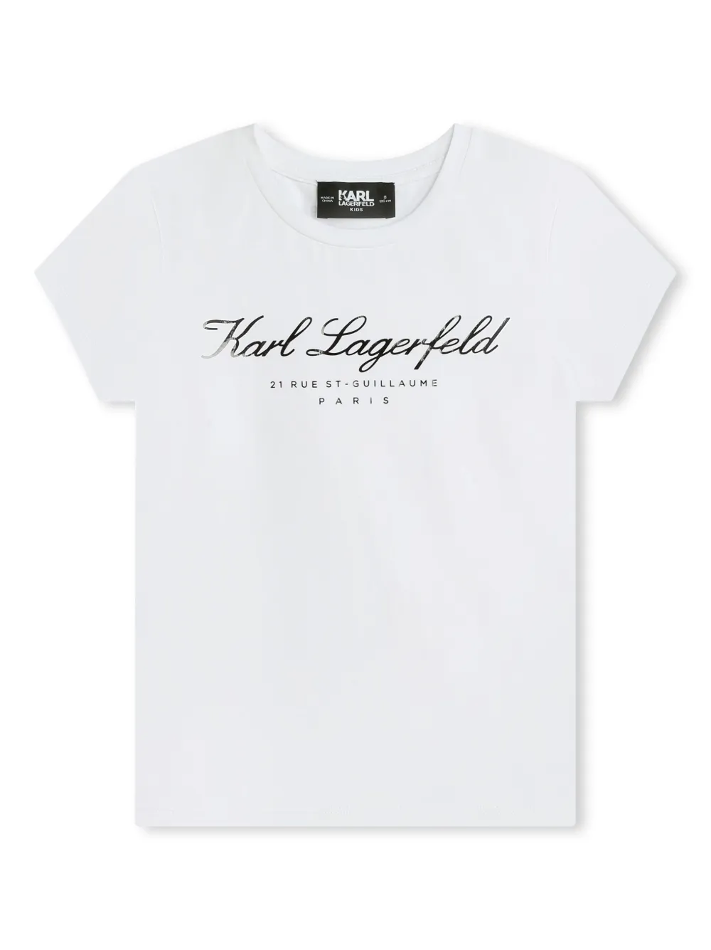 

Футболка Hotel Karl KARL LAGERFELD KIDS, белый