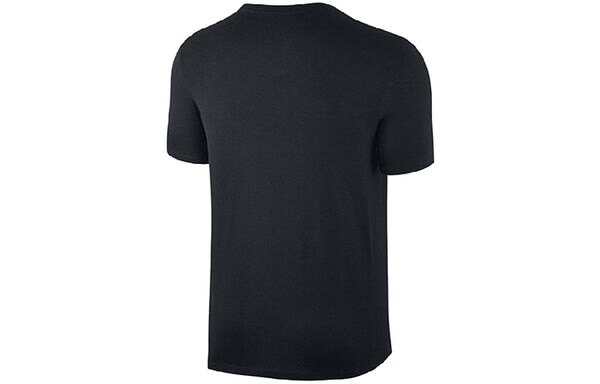 Футболка alphabet printing sports round neck short sleeve black Nike, черный — фото 2