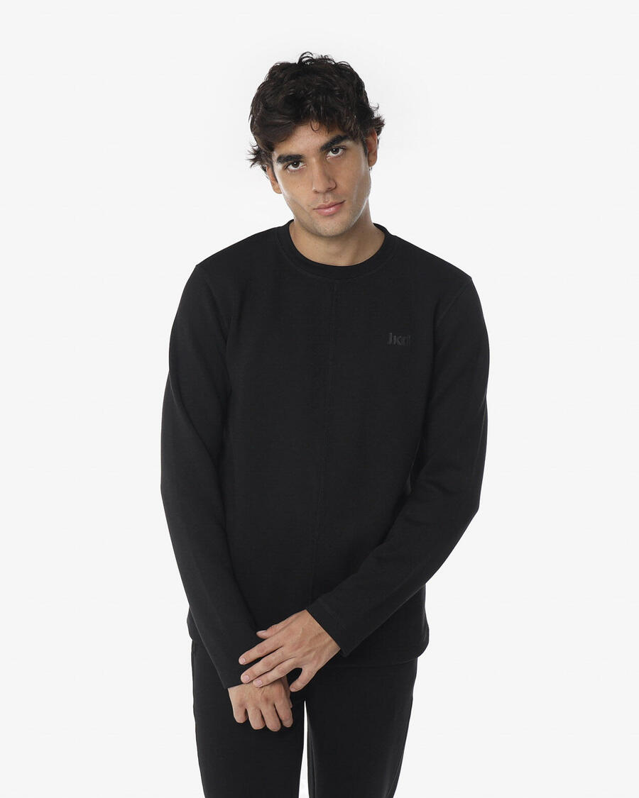 

JAKED Черная синтетическая фитнес-толстовка для мужчин