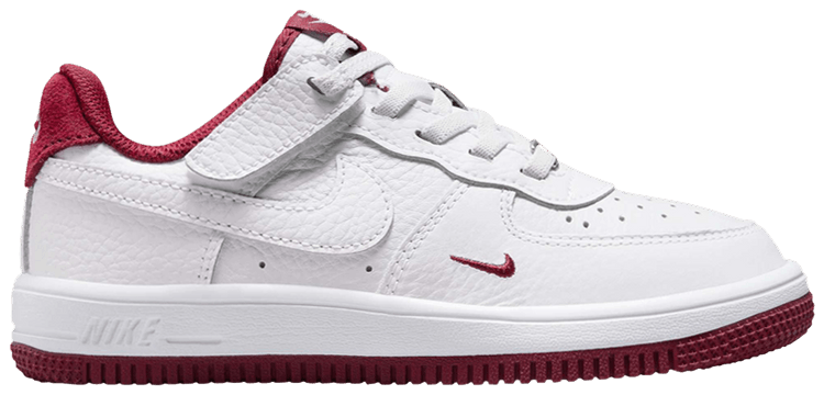 

Кроссовки Nike Force 1 Low LV8 EasyOn PS 'White Team Red', белый