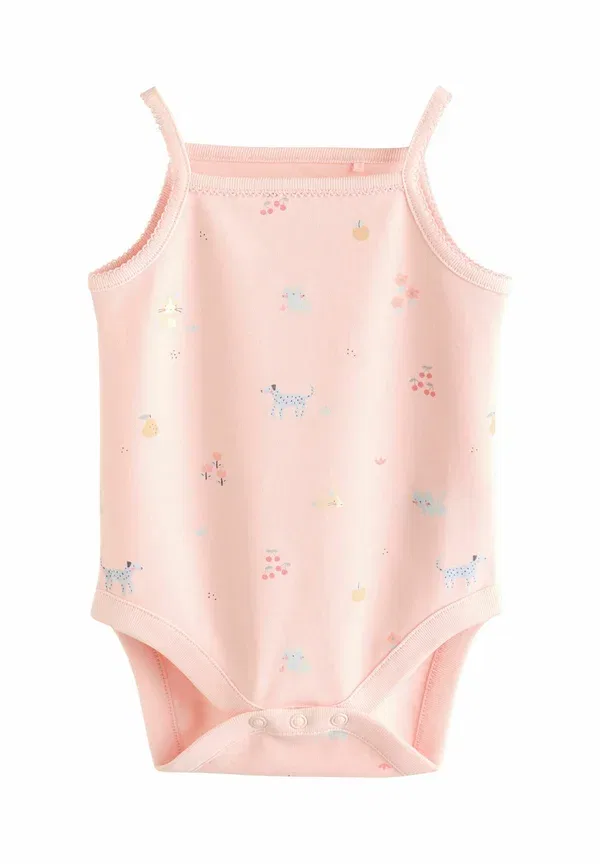 Боди Regular fit baby 5 pack Next, розовый/голубой/желтый — фото 2