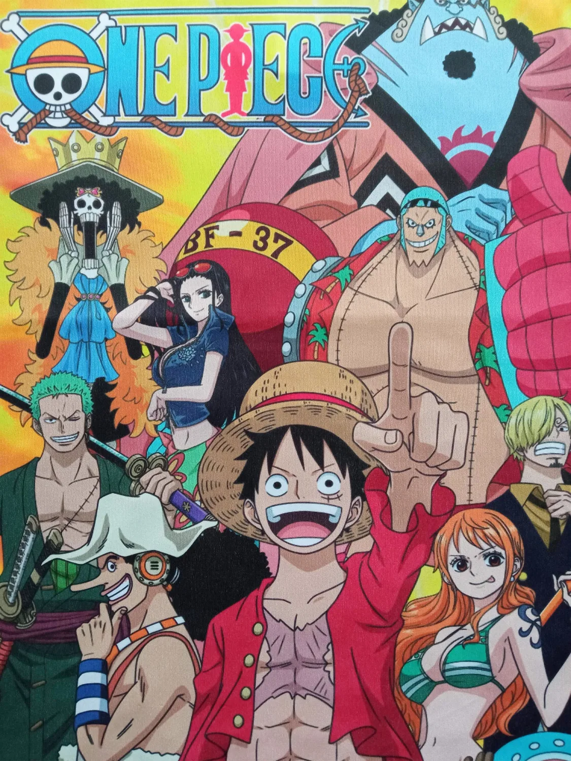 Футболка с принтом One Piece, черный — фото 4