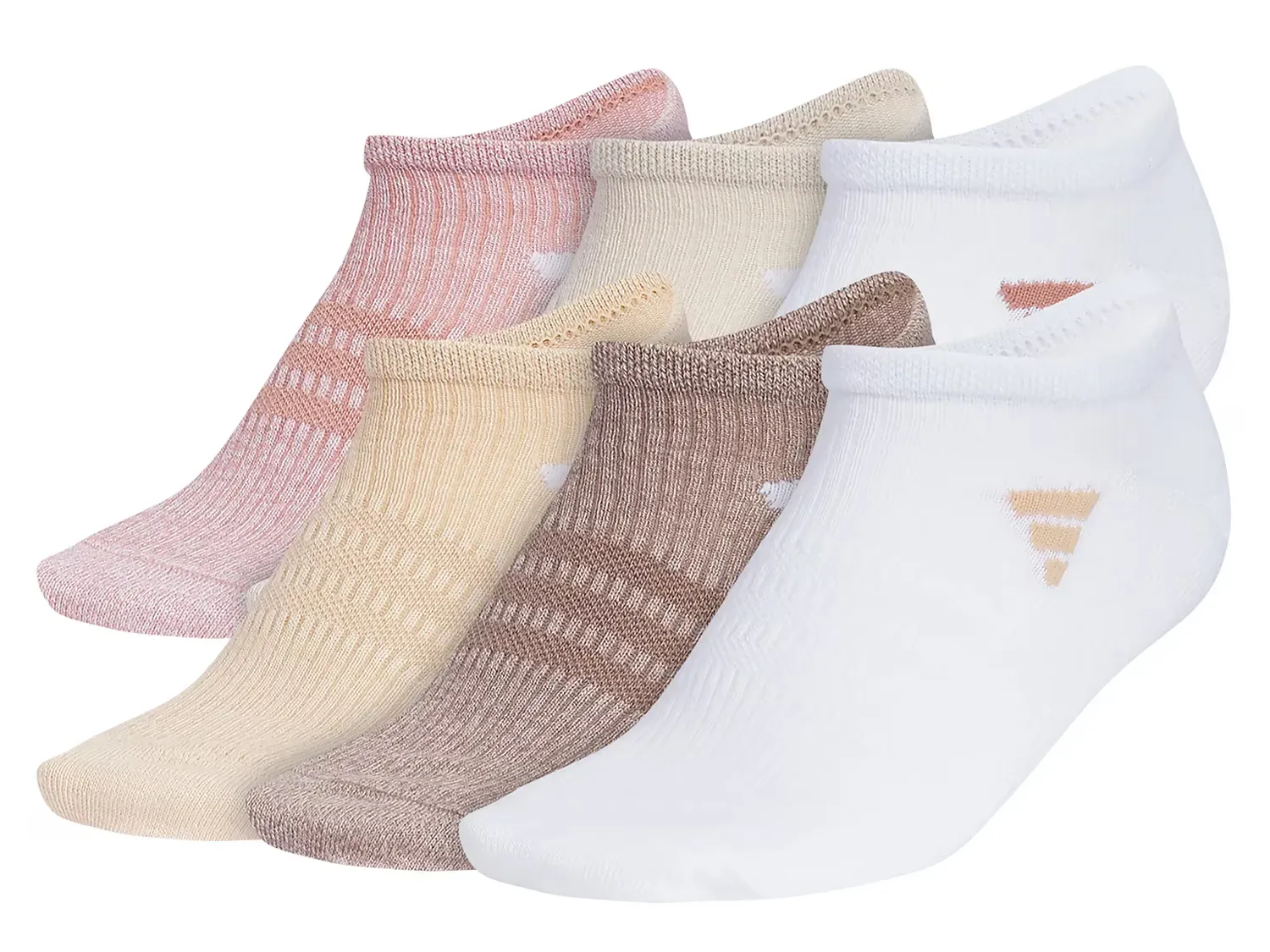 

Женские носки невидимки Superlite 3.0 - 6 пар Adidas, Beige/White/Pink