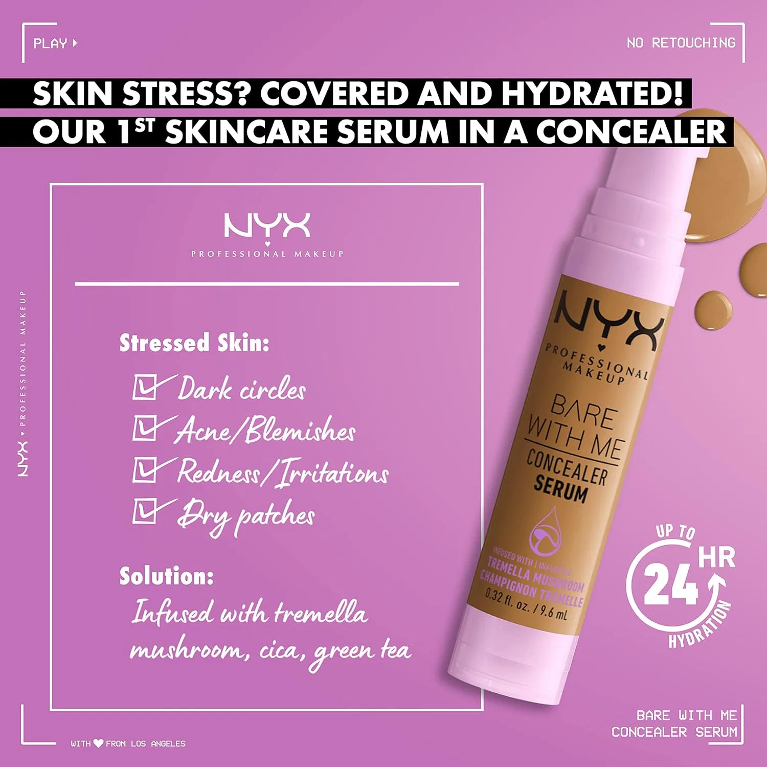 Сыворотка Nyx Professional Makeup — Консилер «Bare With Me» от , Vanilla — фото 2