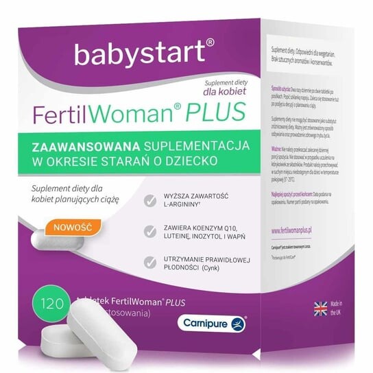 

FertilWoman Plus, Добавка , 120 таблеток Medimes