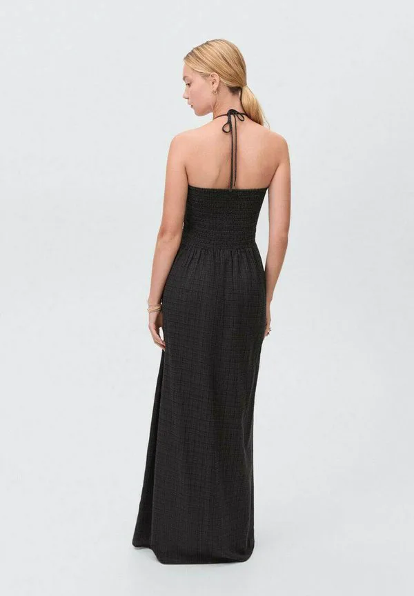 Подростковое длинное платье Mango Kids, Black