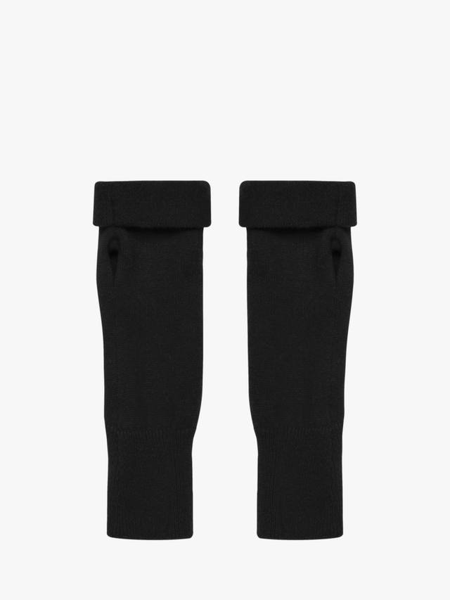 

Беспалые перчатки из чистого кашемира Celtic & Co., Black