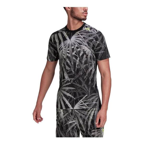 

Футболка Men's adidas Plant Full Print Sports Gym Short Sleeve Black T-Shirt, мультиколор, Серый, Футболка Men's adidas Plant Full Print Sports Gym Short Sleeve Black T-Shirt, мультиколор