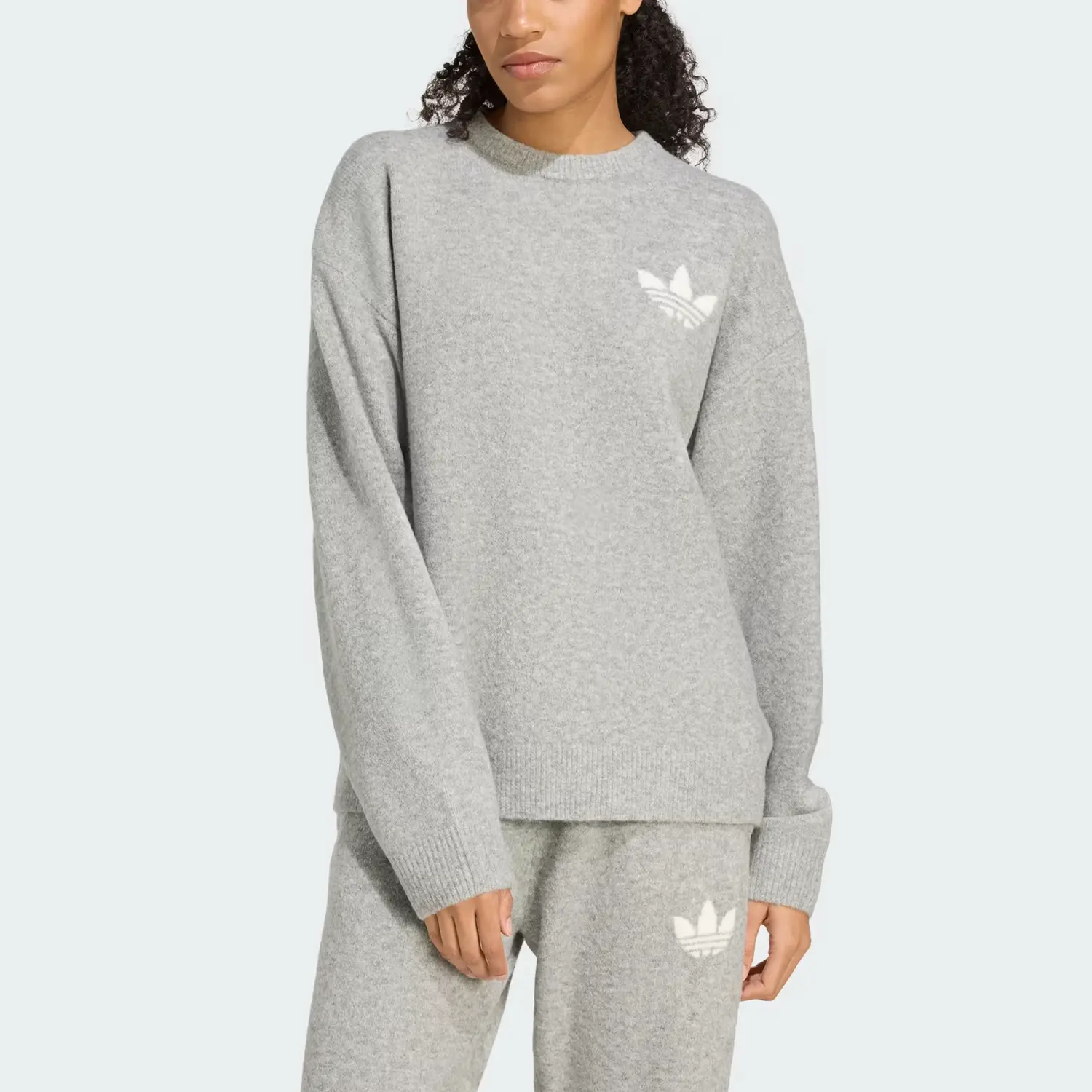 Свитер FW25 Athletic Dept женский Adidas Originals, серый — фото 3