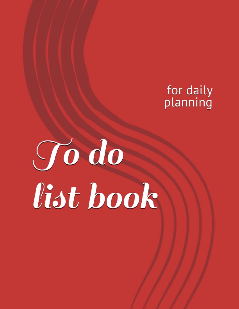 

To do list book: for daily planning