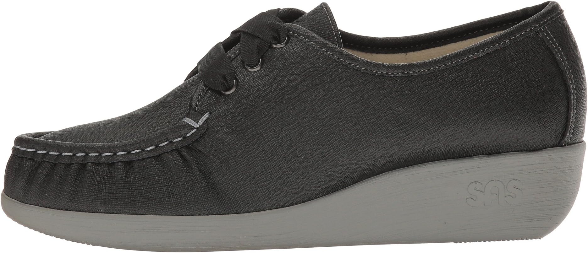 Оксфорды SAS Bounce Lace Up Comfort Moc, цвет Raven — фото 4