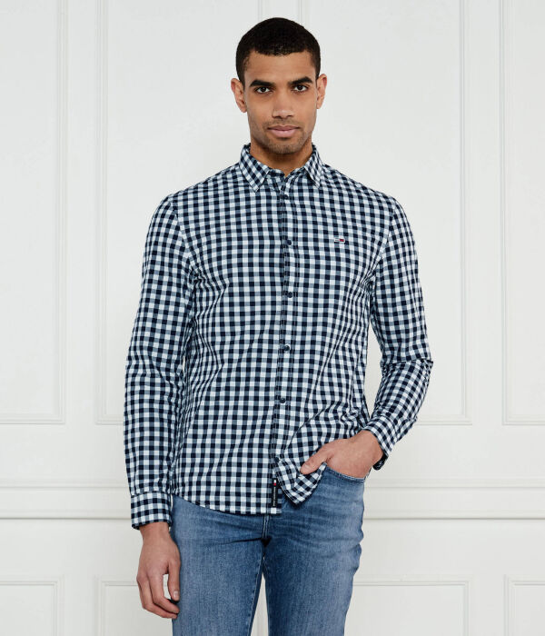 

Рубашка Regular fit Tommy Jeans, синий