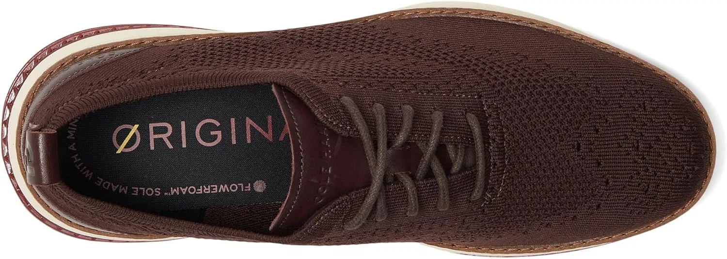 Мужские оксфорды Cole Haan OG Energyweave Stitchlite Wing, Chocolate Raisin Claret — фото 2