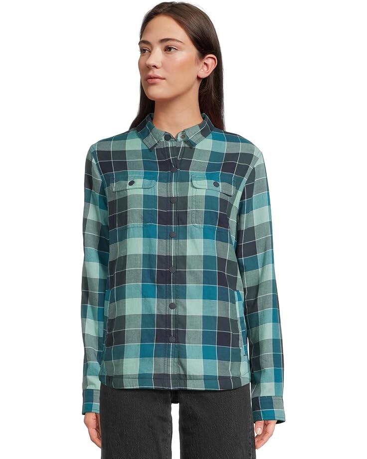 

Рубашка L.L.Bean Fleece-Lined Flannel Shirt, цвет Soft Juniper