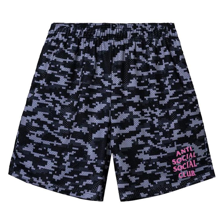 

Шорты Anti Social Social Club Pixel Camo Shorts, Black