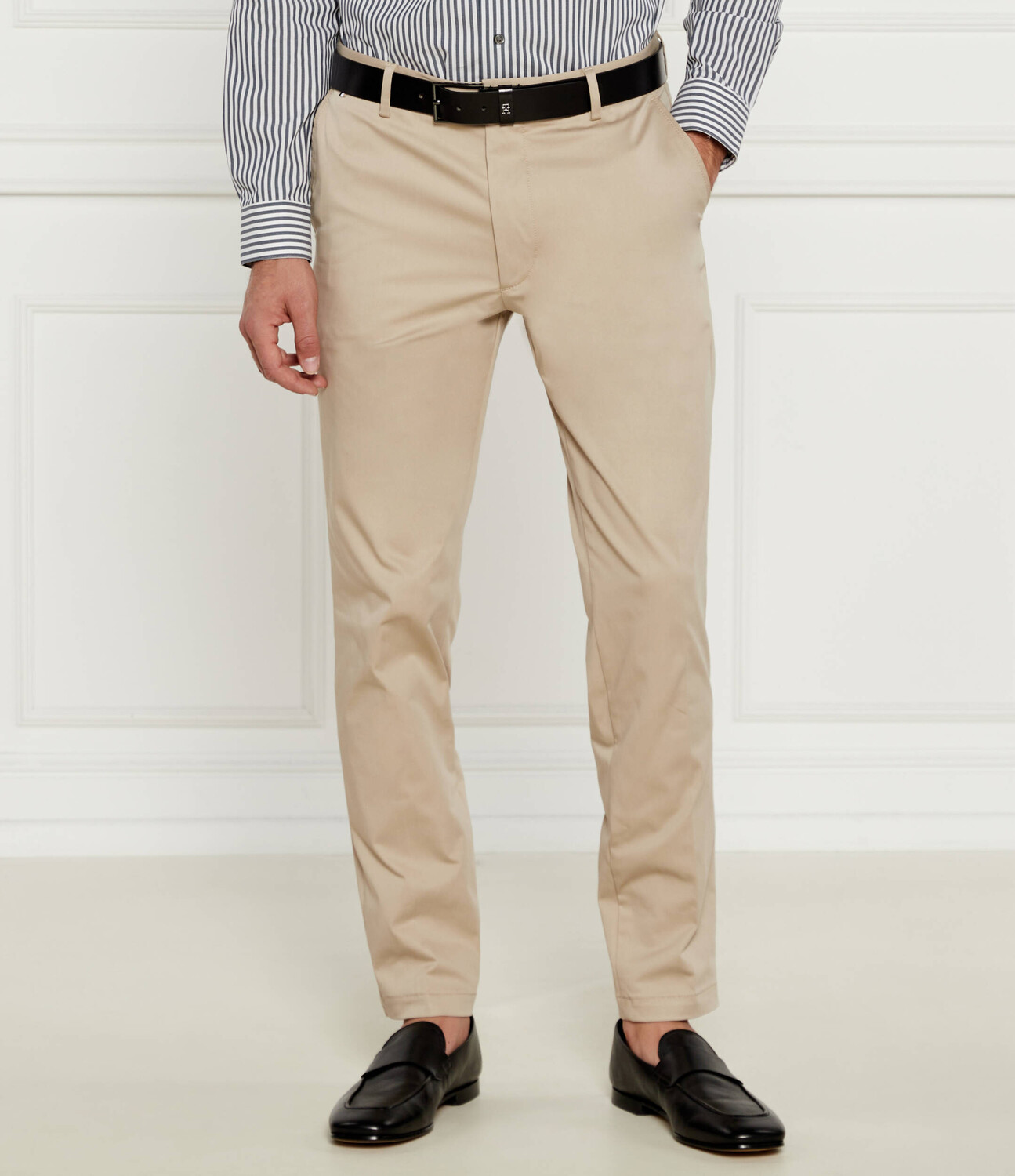 

Брюки BOSS BLACK H-Kane Regular Fit, бежевый