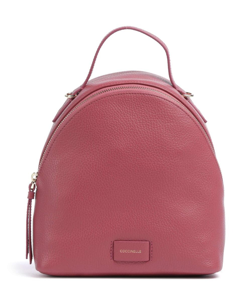 

Рюкзак из зернистой кожи с вуалью Coccinelle, розовый