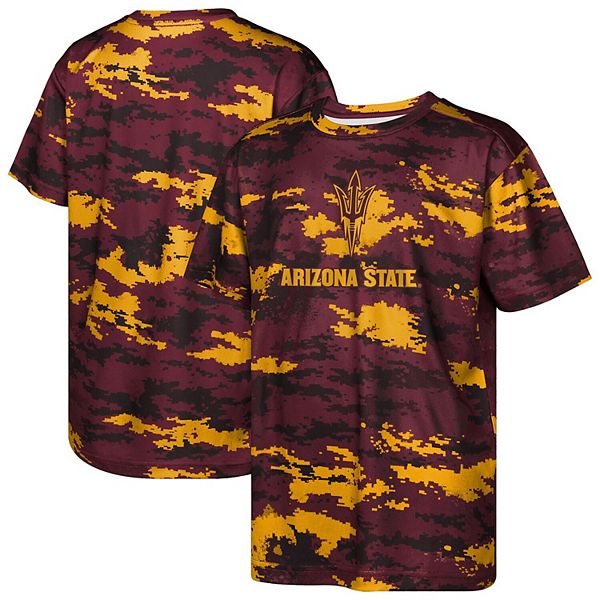 

Молодежная мароновая футболка Arizona State Sun Devils для тренировок Outerstuff