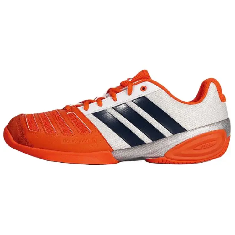 

Adidas Slip Resistant, Abrasion Resistant, Breathable Low top Training Shoes Unisex Orange White